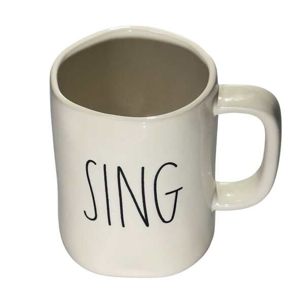 Rae Dunn "Sing" Artisan Collection by Magenta Ceramic Mug 12 oz. - Picture 1 of 9